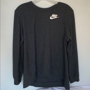 Nike Long Sleeve Grey Sweatshirt Top